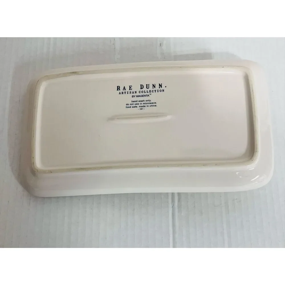 Rae Dunn Soy And Edamame Dipping Platter
